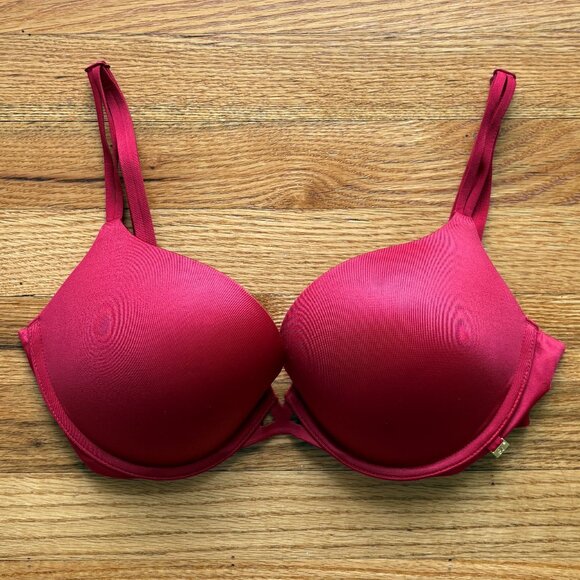 Bundle of 2 Victoria's Secret Very Sexy Push Up Bras- Red and Gray - Picture 5 of 10